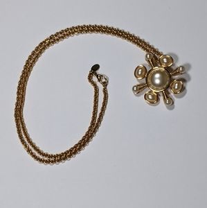 Vintage Kenneth Jay Lane Brooch Necklace Set